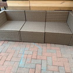 Outdoor Couch Just Needs Pillows