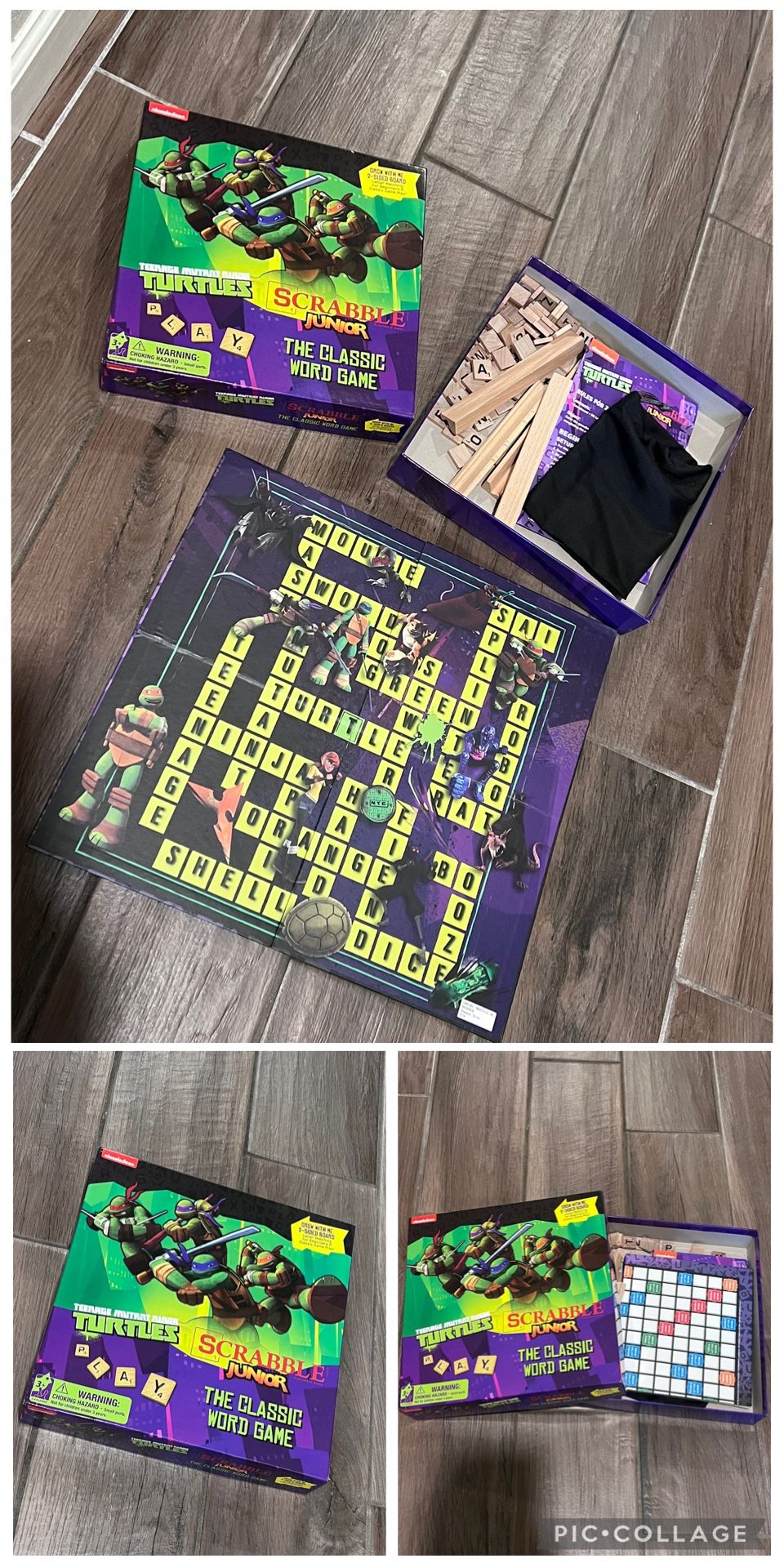TMNT Jr Scrabble Board Game 