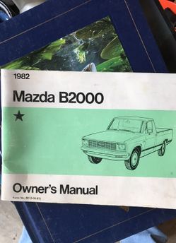 Mazda owners manual