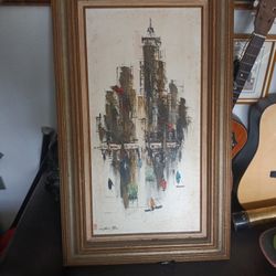 Chen Mao " Original Horse Hair Oil Painting