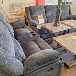 76504....sofa And nd Love Seat Reclinig 