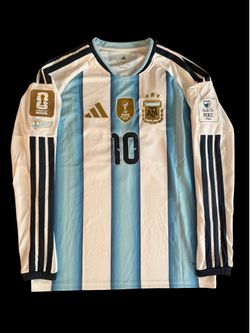 Argentina 2026 Messi #10 Home Large Long Sleeve Adidas Legacy Soccer Mundial Futbol