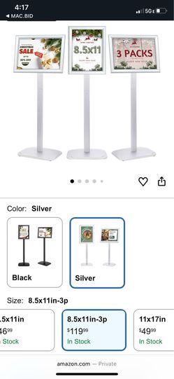 3 heavy duty stands