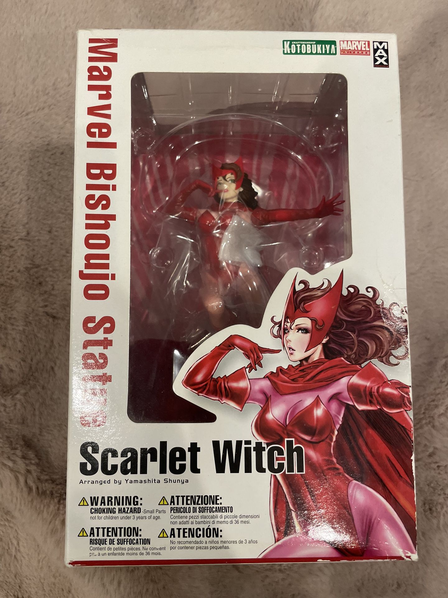 Kotobukiya Bishoujo Statue Marvel Scarlet Witch Sealed Box