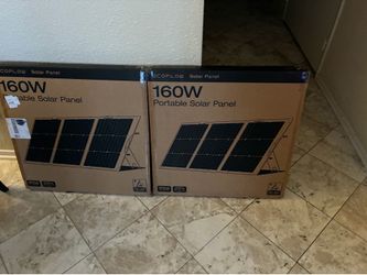 2 EcoFlow 160W Portable Solar Panel