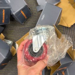 3 Inch Plate Casters 4 Each Box 