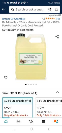 Macadamia Nut Oil 