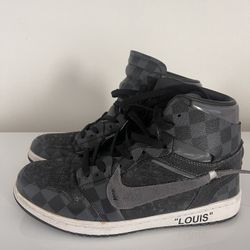 Nike High-Top Custom “LOUIS” Size 10