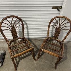 Vintage Tiki Chairs 