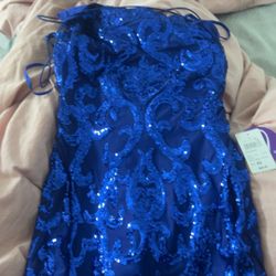 blue windsor homecoming dress