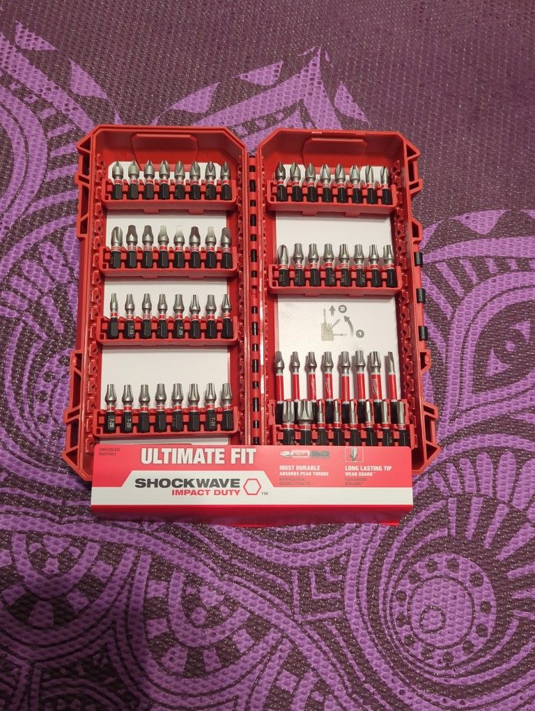 Milwaukee Shockwave Drill Bit Set 64 Pcs 