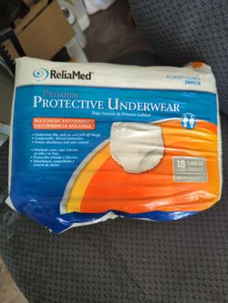 relia med premium protective underwear large
