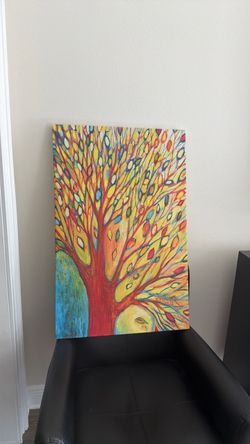 Canvas framed artwork