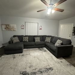 Grey Sectional Couch 