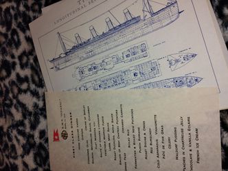 Collection of Titanic Memoribilia