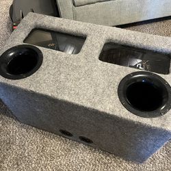 2 Tuned & Vented Infinity Kappa Perfect12d VQ Subwoofers