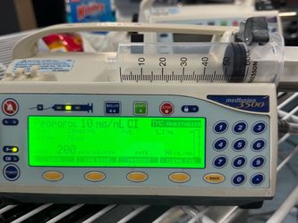 Medfusion 3500 syringe driver
