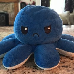 Reversible Octopus light blue and blue