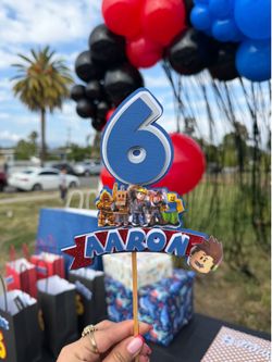 Roblox Cake Topper