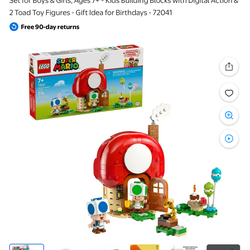 LEGO Super Mario Party at Toad’s House Building Toy