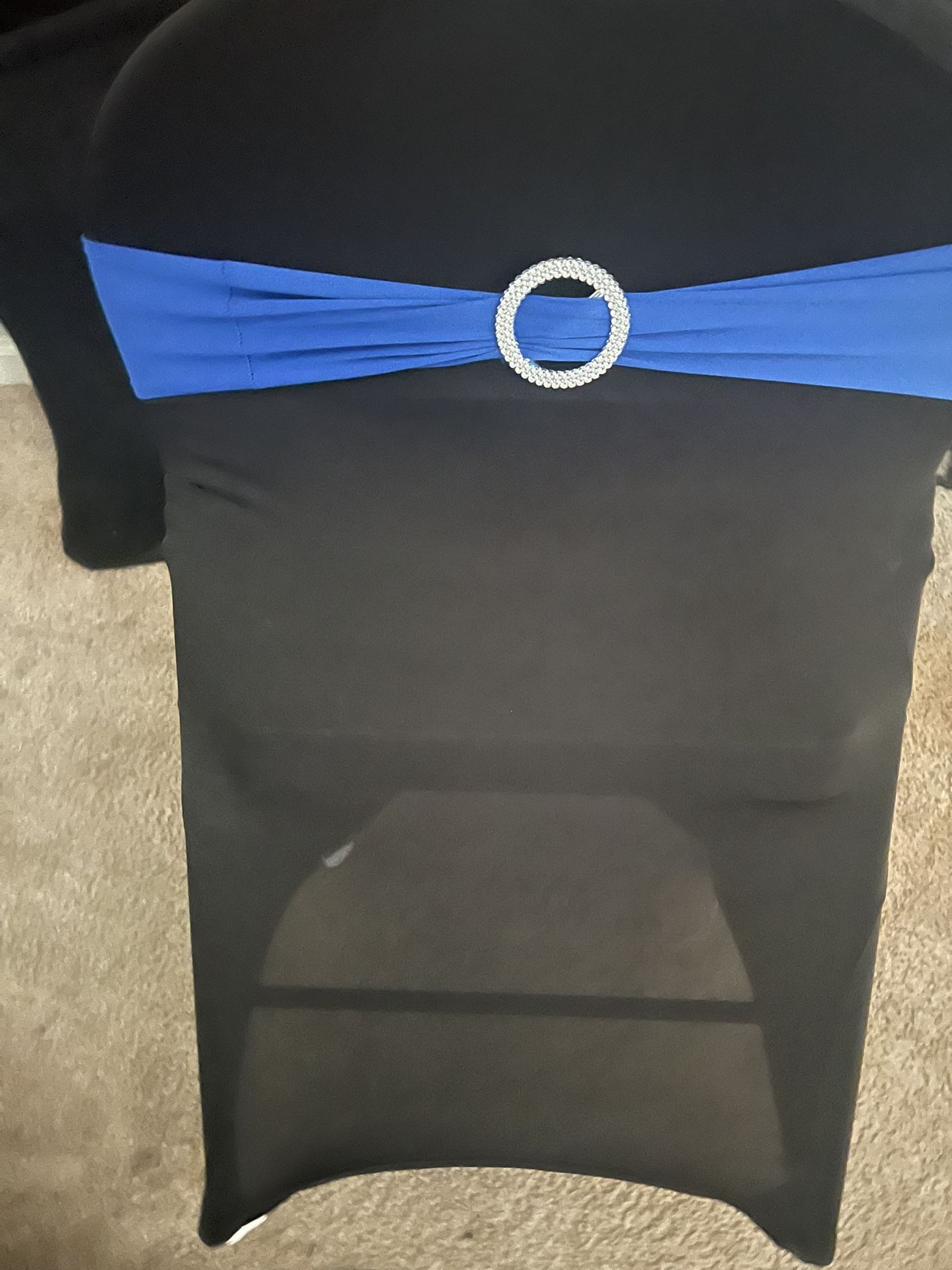 Black Elegant Chair Covers