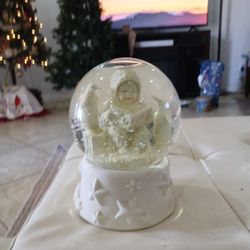 Dept 56 Snow Babies Music Box Snow Globe 