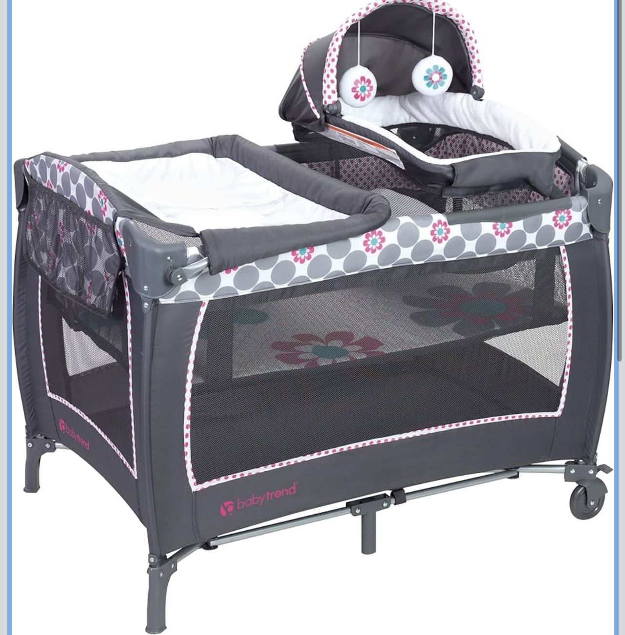Baby Trend Lil' Snooze Deluxe Il Nursery Center Playard,