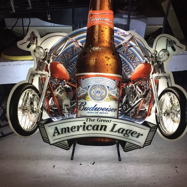 BUDWEISER Beer Neon Harley for Sale in High Point, NC OfferUp