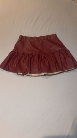 Leather skort size L