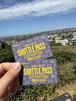 Selling weekend 1 Coachella shuttle pass