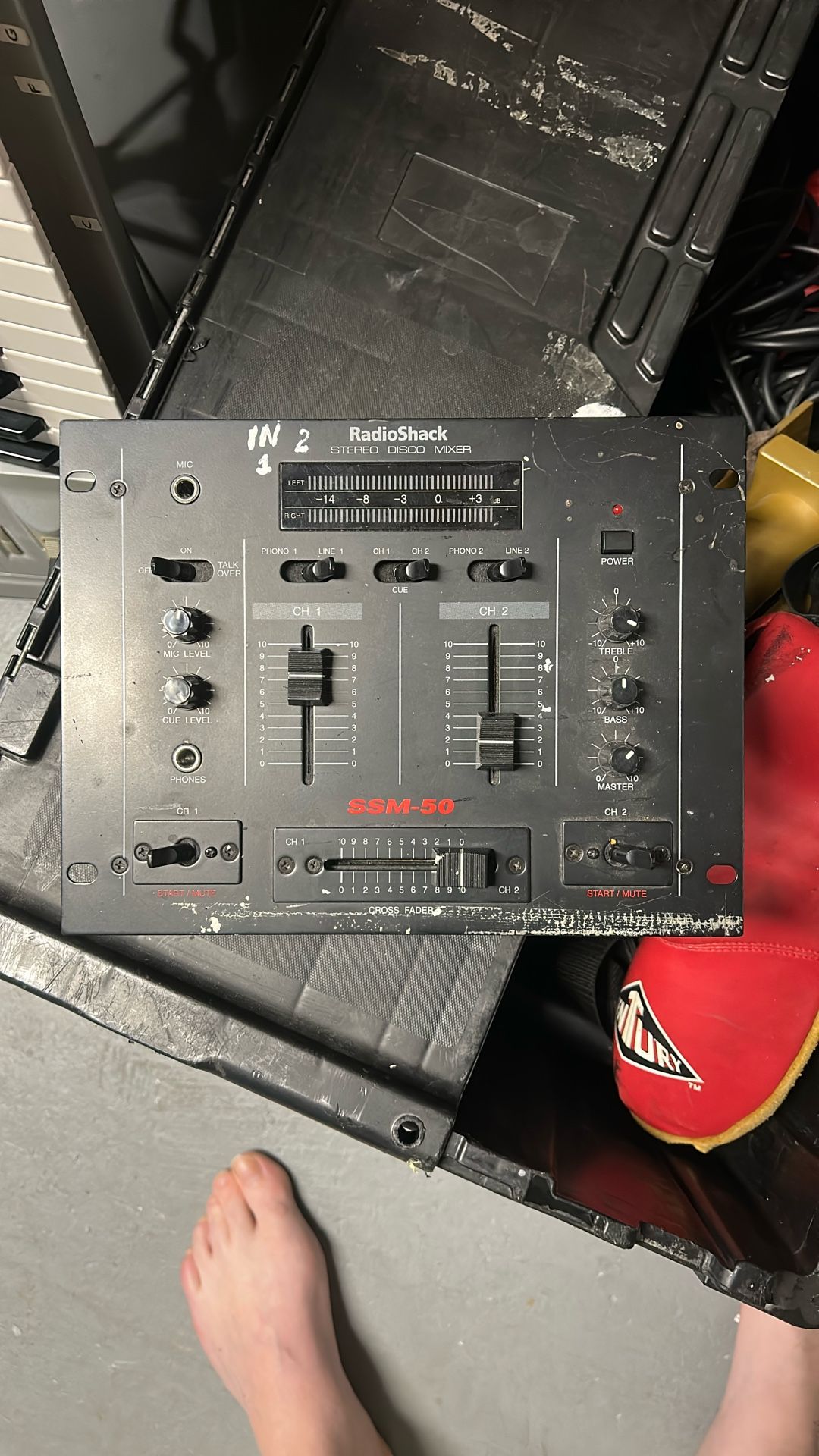 Vintage RadioShack SSM-50 Stereo Disco Mixer + Other Electronics
