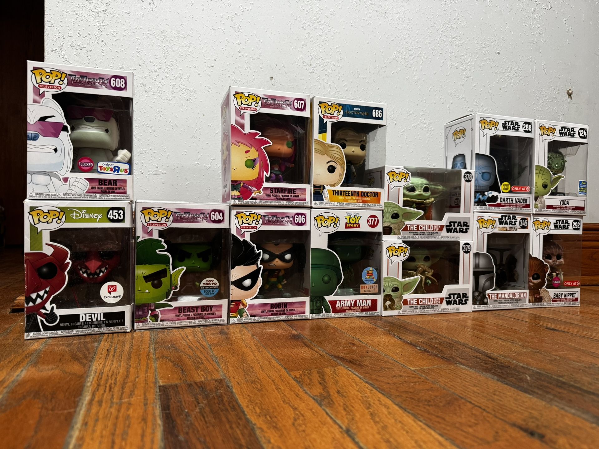 Funko Pop Lot – Star Wars, Teen Titans, Exclusive