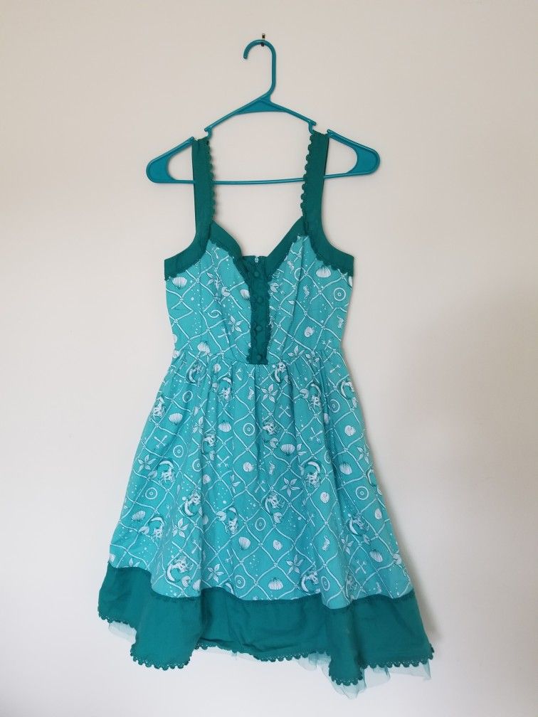 Hot Topic Disney Brand Little Mermaid Sun Dress