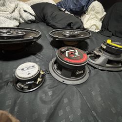 3X/KICKER 6X9. 1X/MEMPHIS 6.5. 1X/JL AUDIO 4 INCH SPEAKERS