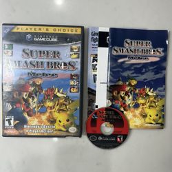 Super Smash Bros. Melee Nintendo GameCube Scratch-Less Disc