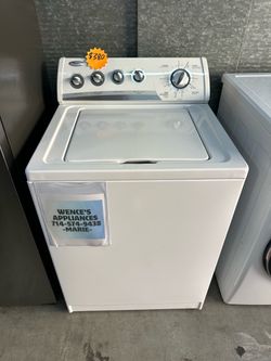 TOP LOAD WHIRLPOOL WASHER WITH AGITATOR