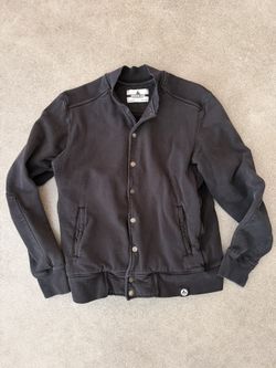 American Giant Men’s Button Up Cafe Racer Large