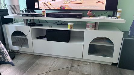 White TV Stand