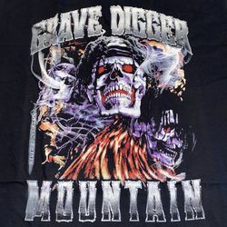 Never Broke Again Grave Digger Mountain black T-shirt  Size XXXL 3XLarge