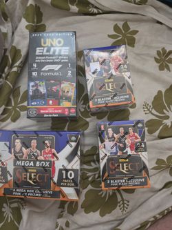 🔥 SEALED WNBA SELECT + F1 UNO ELITE LOT 🔥