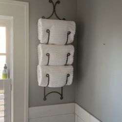 Decorative Towel Rack