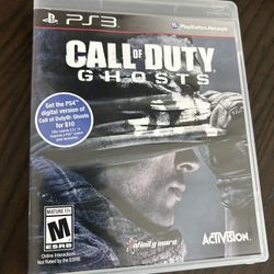 Call of Duty Ghosts PS3 PlayStation 3 