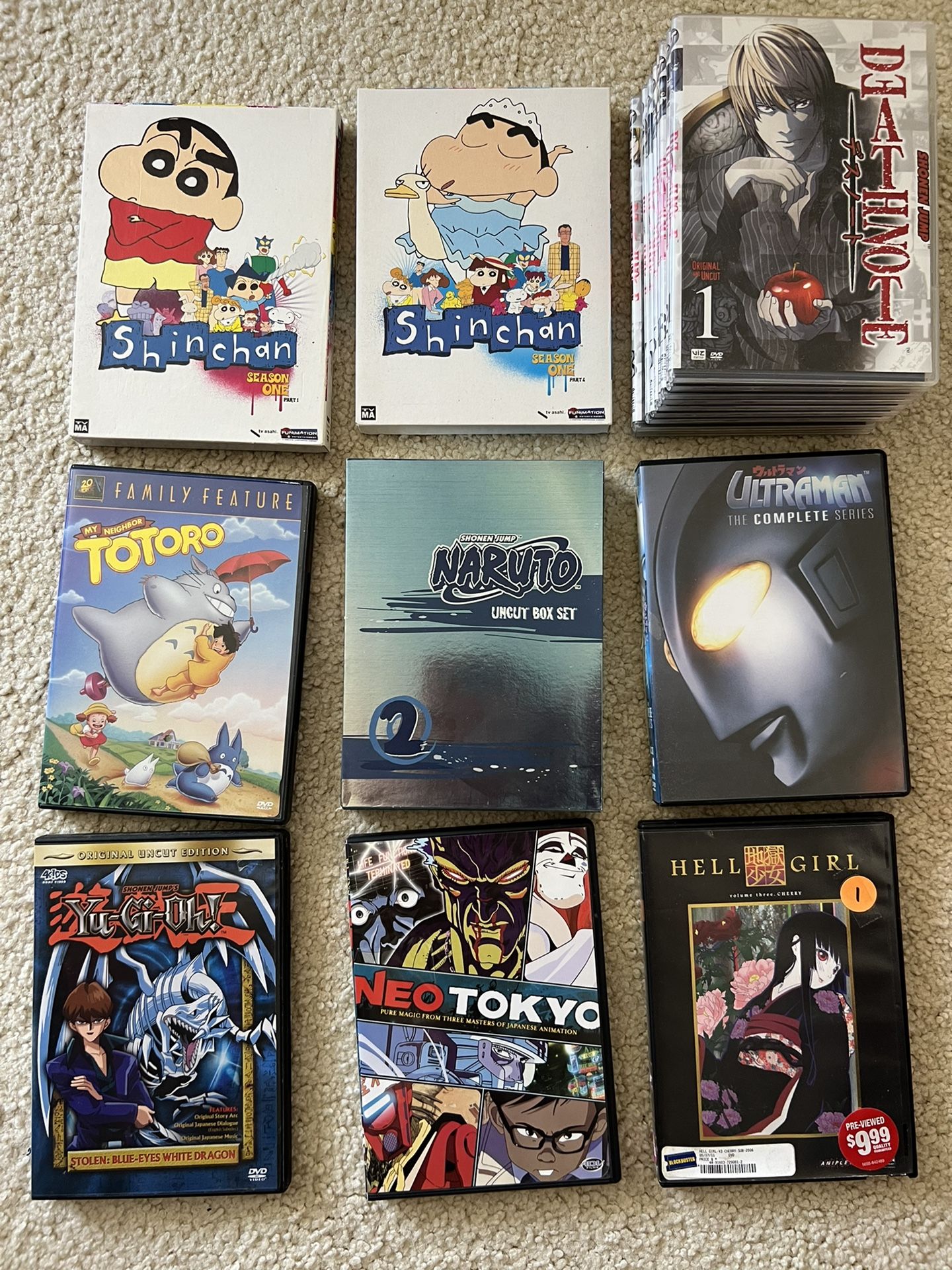 Huge Japanese Animation Dvd Collection