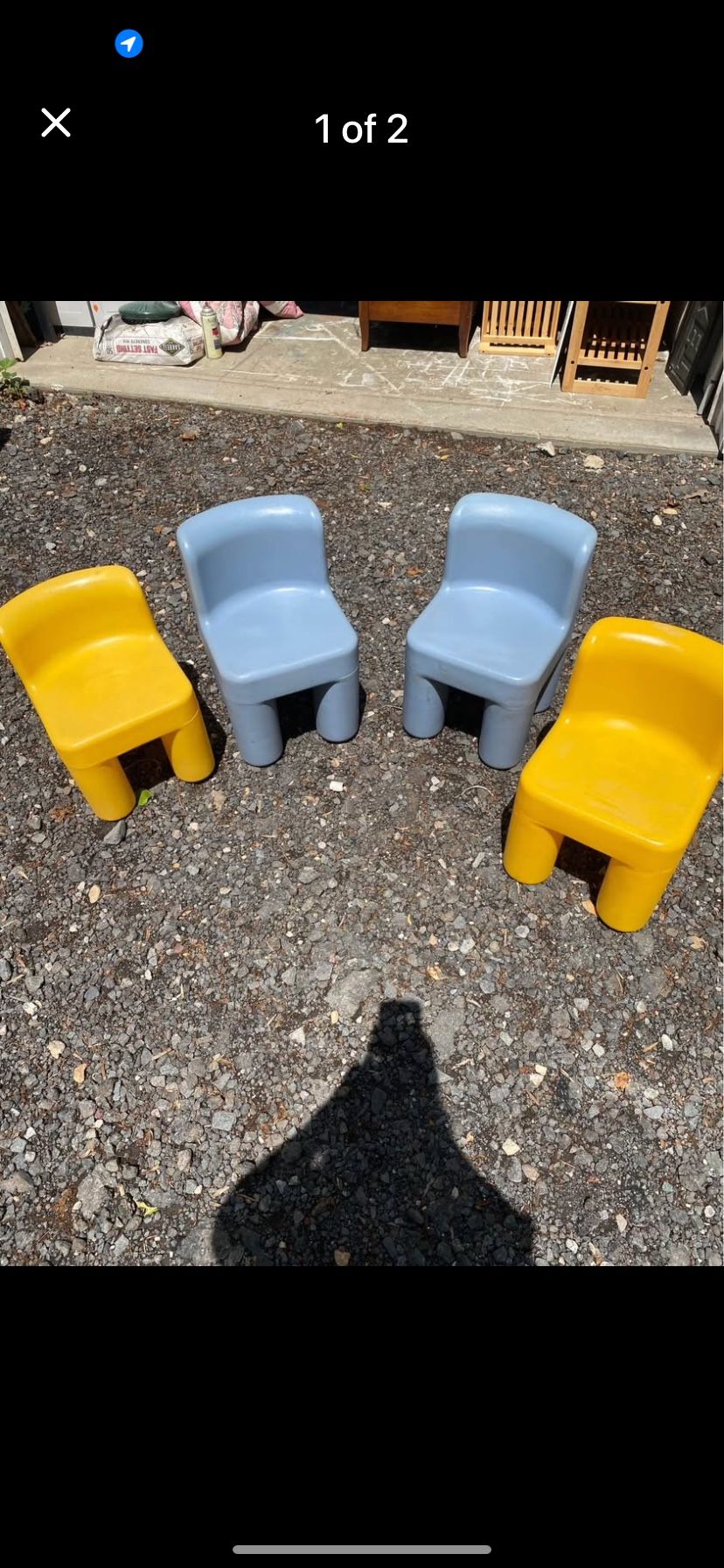Vintage Little Tikes Toddler Chairs
