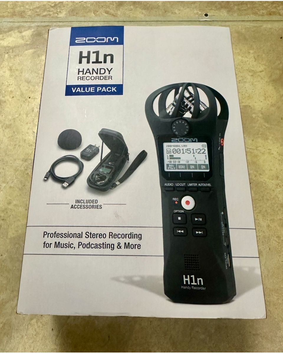 Zoom H1n Handy Recorder, New In Box