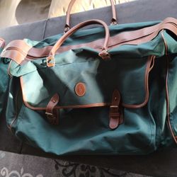 Ralph Lauren Canvas And Leather Duffel Bags..Two For 15