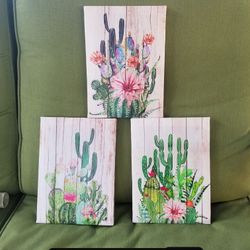 3 Canvas pictures 