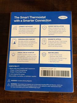 Smart Thermostat ac Carrier