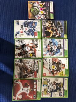 XBOX 360 Video Games. Great Condition
