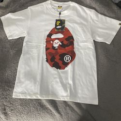 Red Camo Bape Shirt